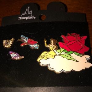 Disneyland Belle limited edition 4 piece pin set